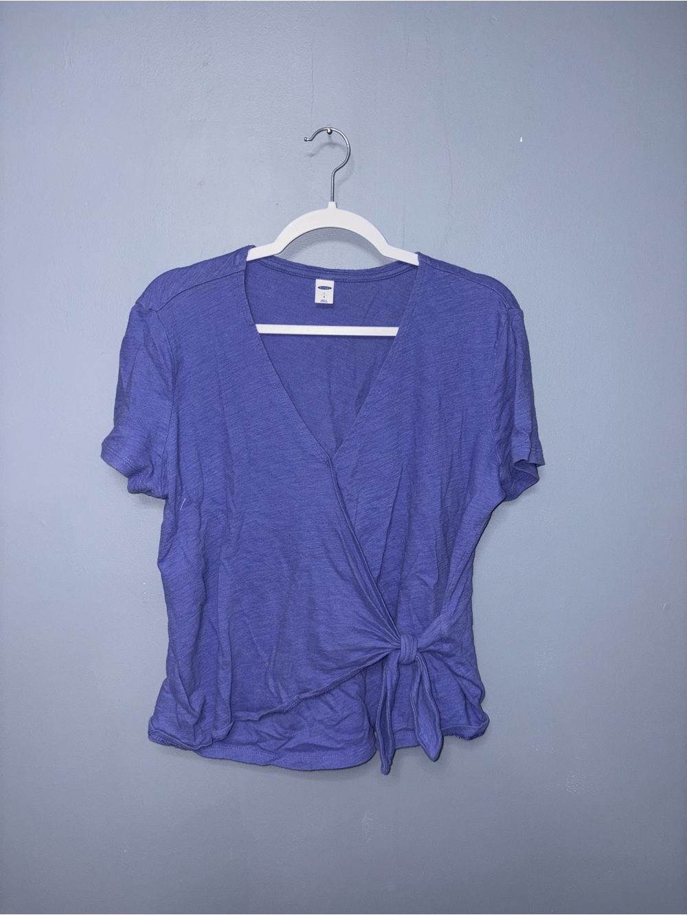 Old Navy | Purple Wrap Blouse | Size Large